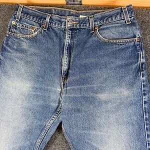 VTG Levi's 505 Jeans Mens 34X30 Blue Denim Mid Rise Regular Fit Straight 2002